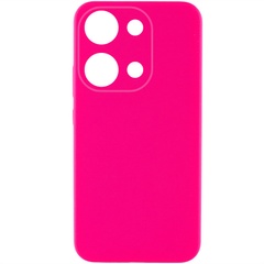 Чохол Silicone Cover Lakshmi Full Camera (AAA) для Xiaomi Redmi Note 13 Pro 4G, Рожевий / Barbie pink