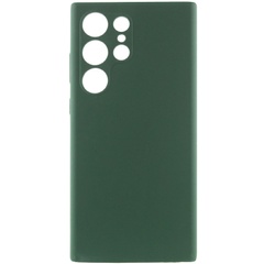 Чехол Silicone Cover Lakshmi Full Camera (AAA) для Samsung Galaxy S23 Ultra Зеленый / Cyprus Green