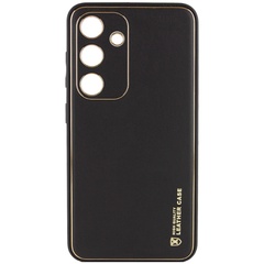Кожаный чехол Xshield для Samsung Galaxy A35 Черный / Black
