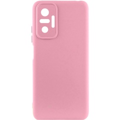 Чехол Silicone Cover Lakshmi Full Camera (AAA) для Xiaomi Redmi Note 10 Pro / 10 Pro Max Розовый / Light pink