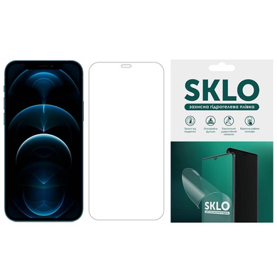 Захисна гідрогелева плівка SKLO (екран) для Apple iPhone 12 Pro (6.1 "), Прозрачный