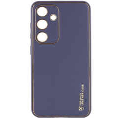 Кожаный чехол Xshield для Samsung Galaxy A35 Серый / Lavender Gray